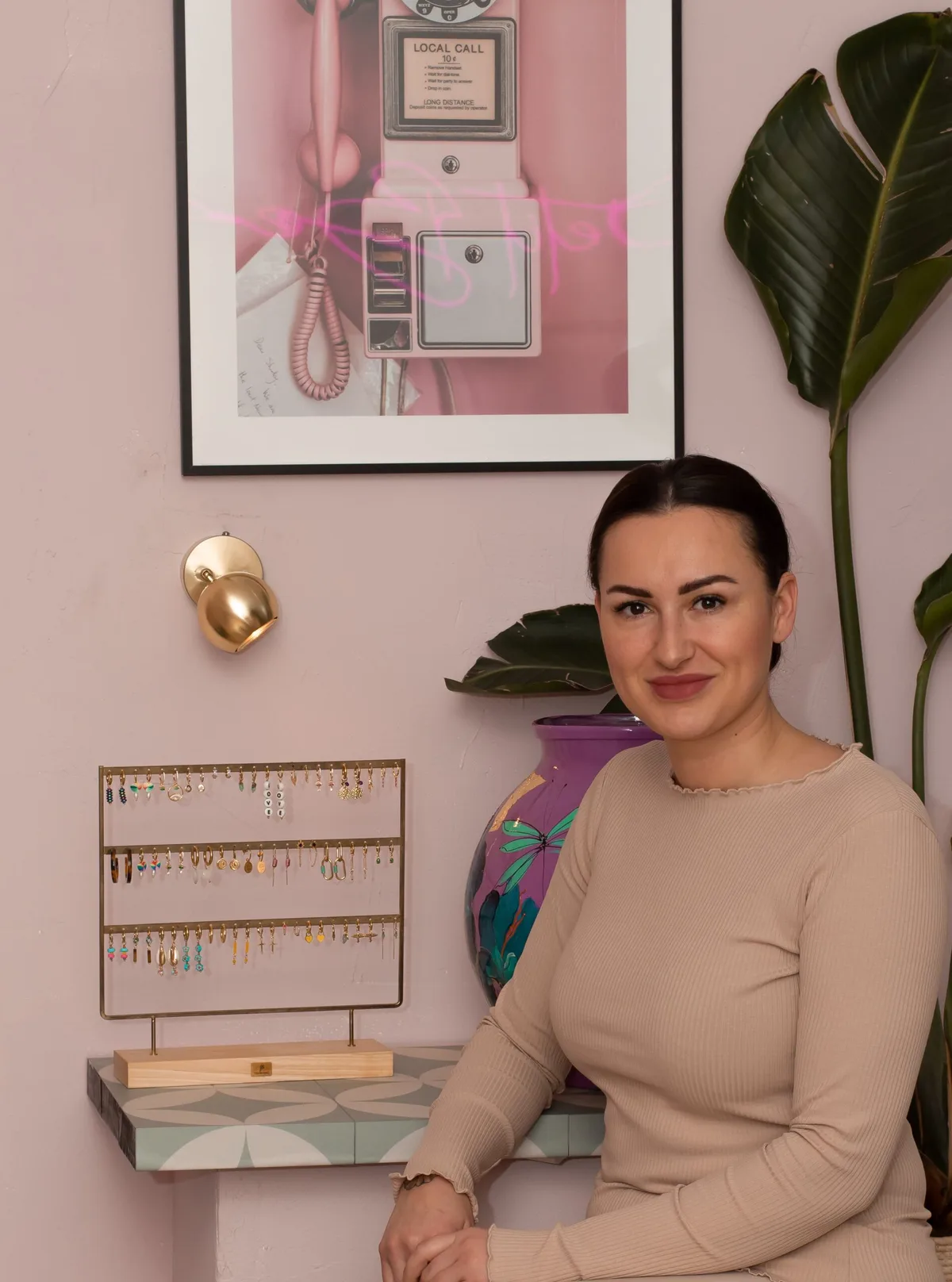 Ondernemer in haar salon